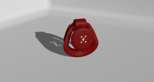 Blender Rendered Image Brand Red