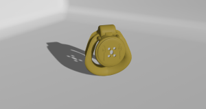 Blender Rendered Image Brand Yellow