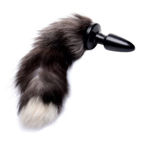 Ad657 Faux Fox Tail Anal Plug 1C