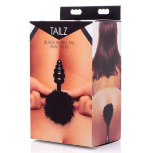 Ae563 Tailz Black Bunny Tail Pkgd